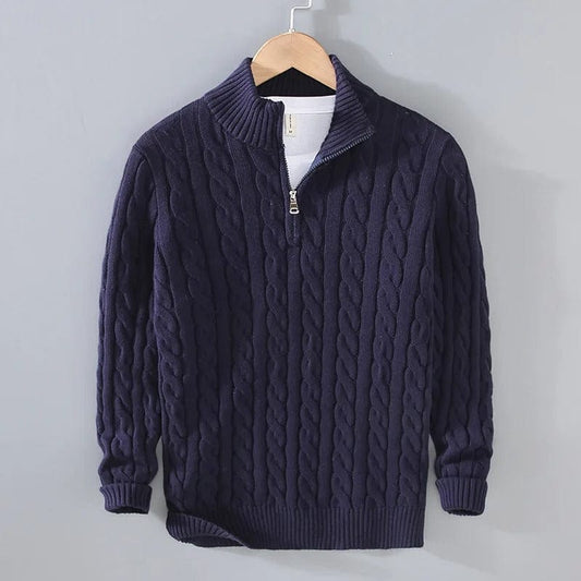 Frederick | Kaschmir Zip-Pullover