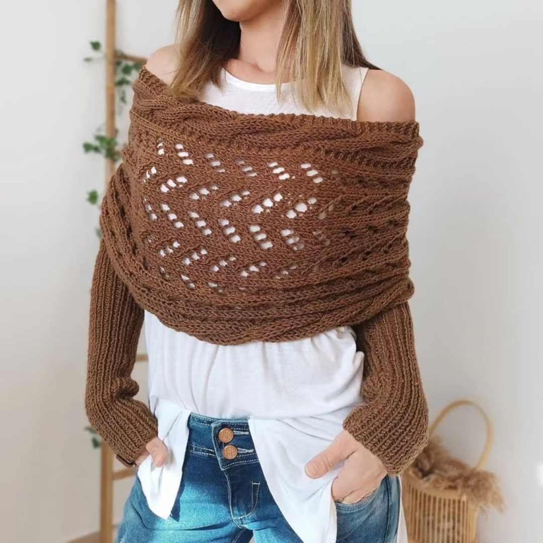 Liliana™| Bequemer Strickschal