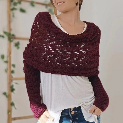 Liliana™| Bequemer Strickschal