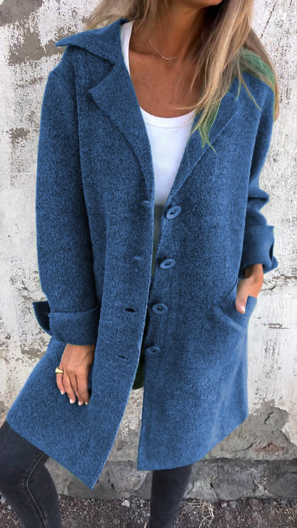 Eda | Langer Strickmantel
