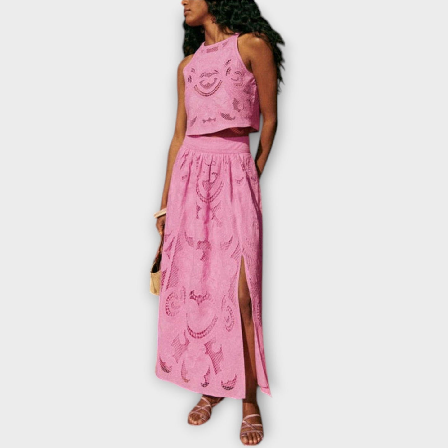 Milla - Atemberaubendes Cutout Spitzen Set