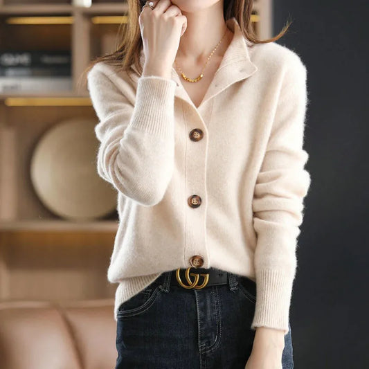 Greta | Stilvolle Strickjacke