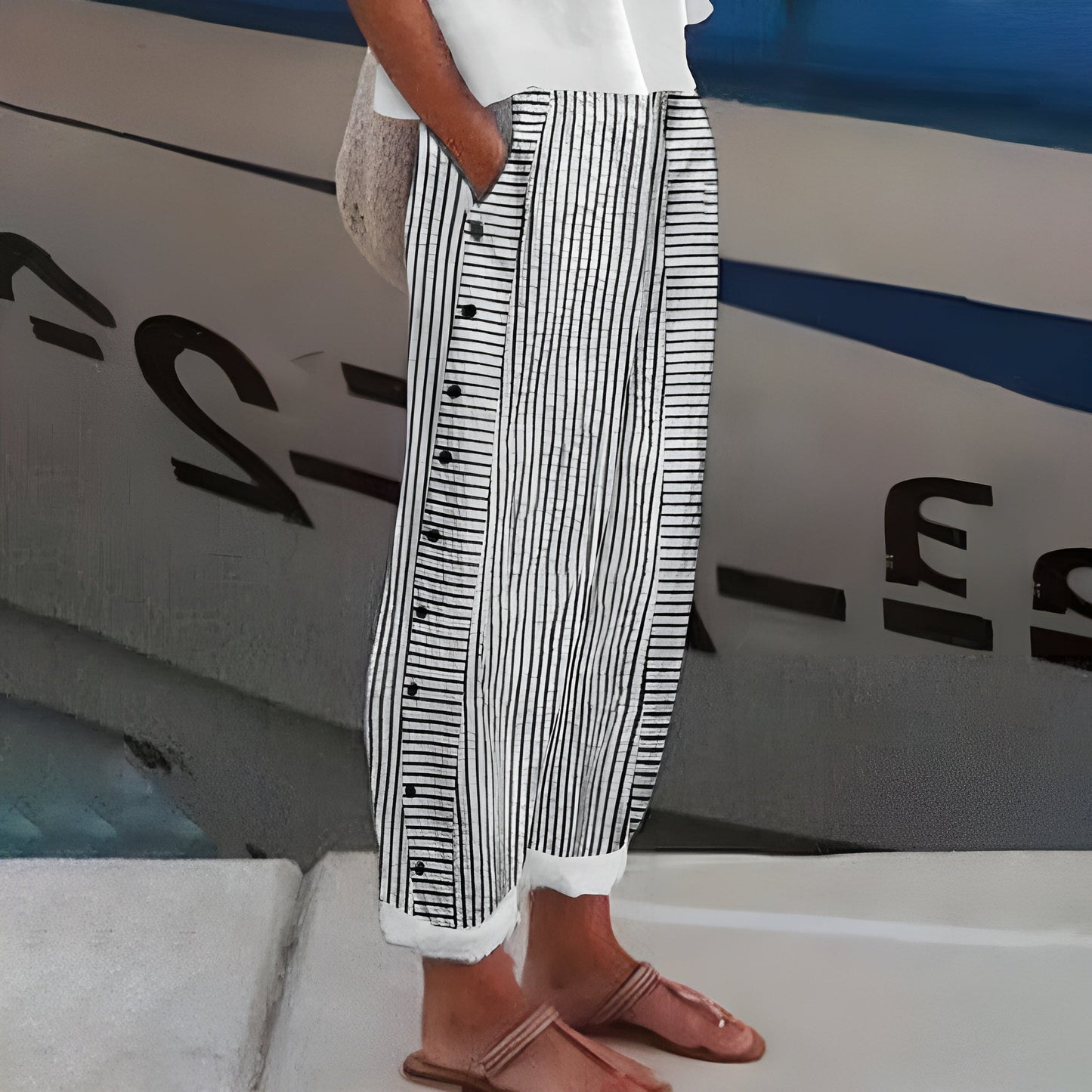 Sandrine™ | Leinenhose