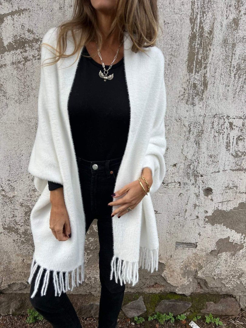 Alina™| Eleganter langärmeliger Wickelpullover