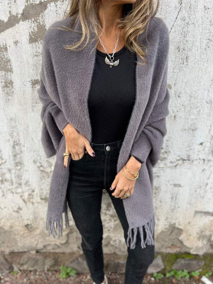 Alina™| Eleganter langärmeliger Wickelpullover
