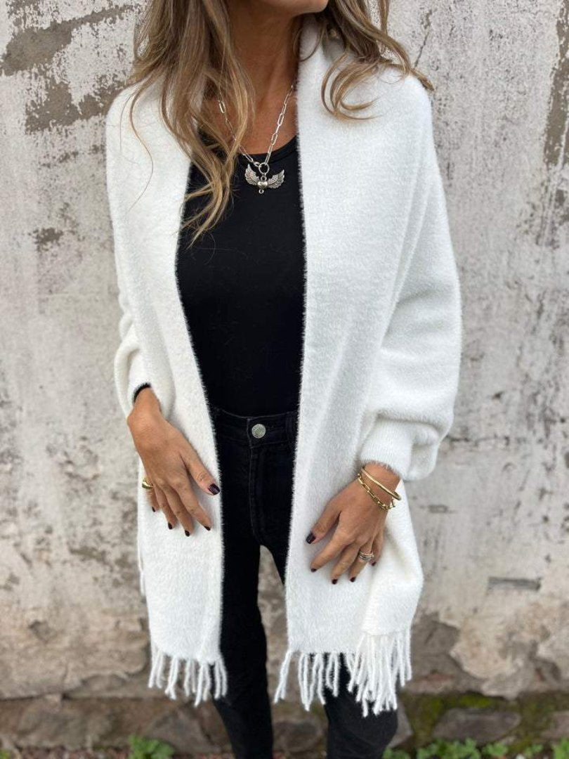 Alina™| Eleganter langärmeliger Wickelpullover