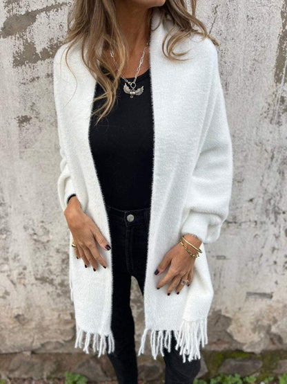 Alina™| Eleganter langärmeliger Wickelpullover