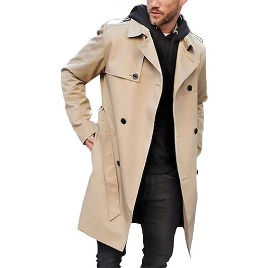 Zweireihiger Trenchcoat für Herren