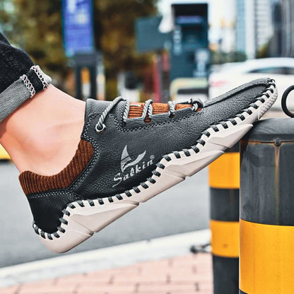 Die Salkin™ Echtes Leder Italienische Schuhe