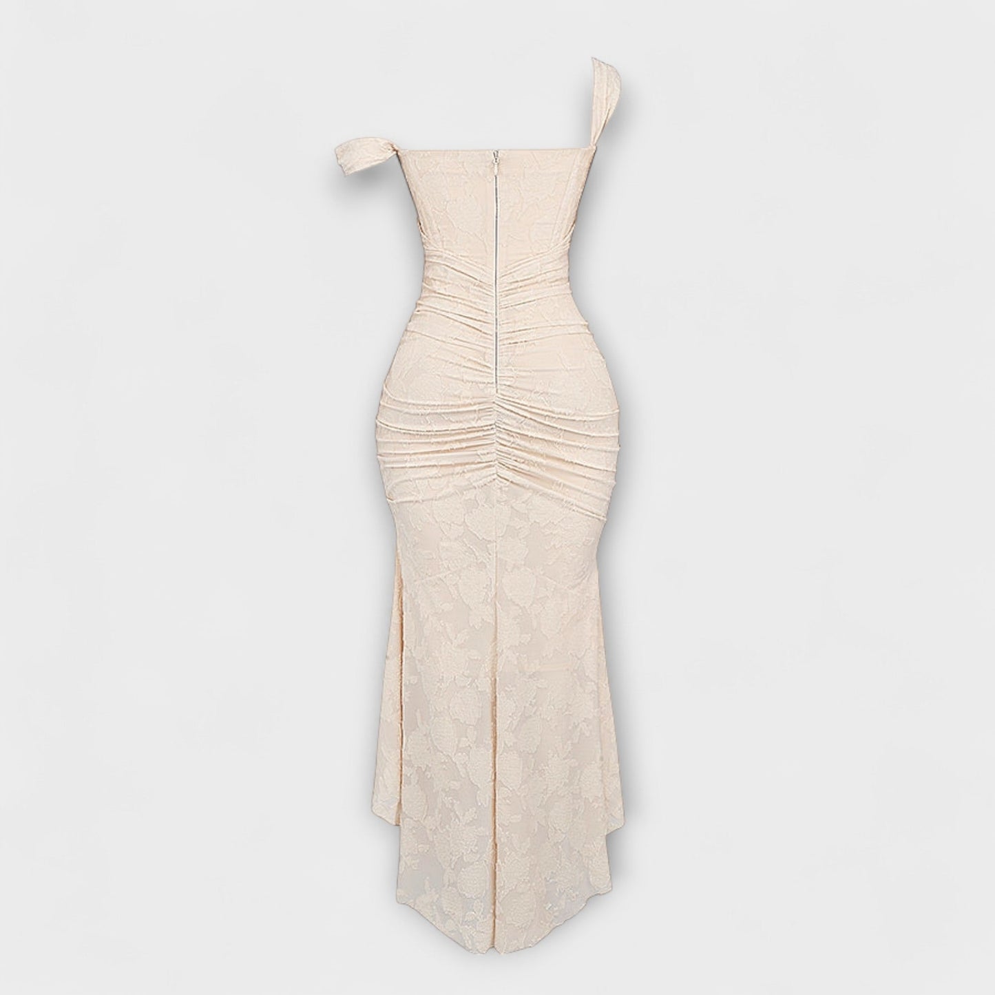 Renske - Langes Kleid mit Eleganten und Raffinierten Korsett