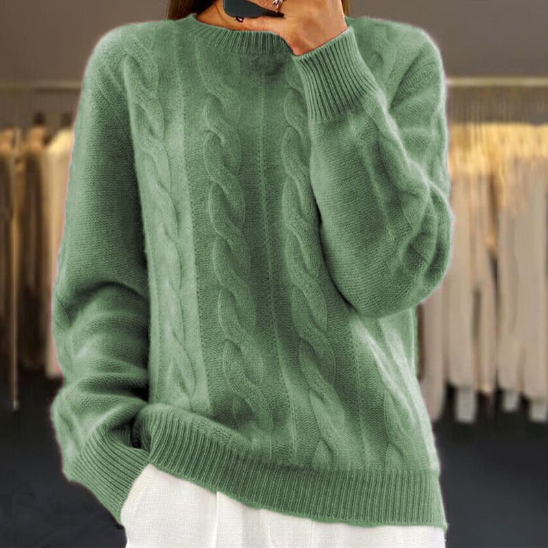 Amanda | Weicher Zopfpullover