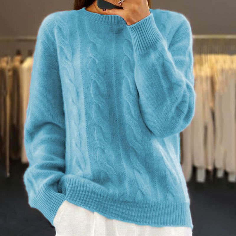Amanda | Weicher Zopfpullover
