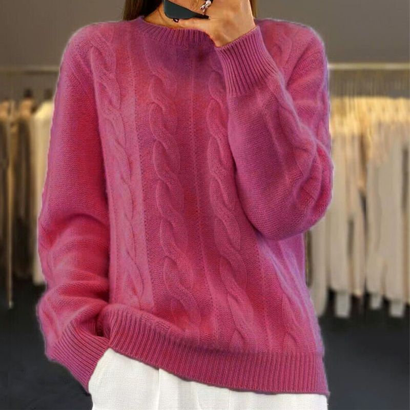 Amanda | Weicher Zopfpullover